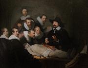 REMBRANDT Harmenszoon van Rijn The Anatomy Lesson of Dr Tulp (mk33) USA oil painting reproduction